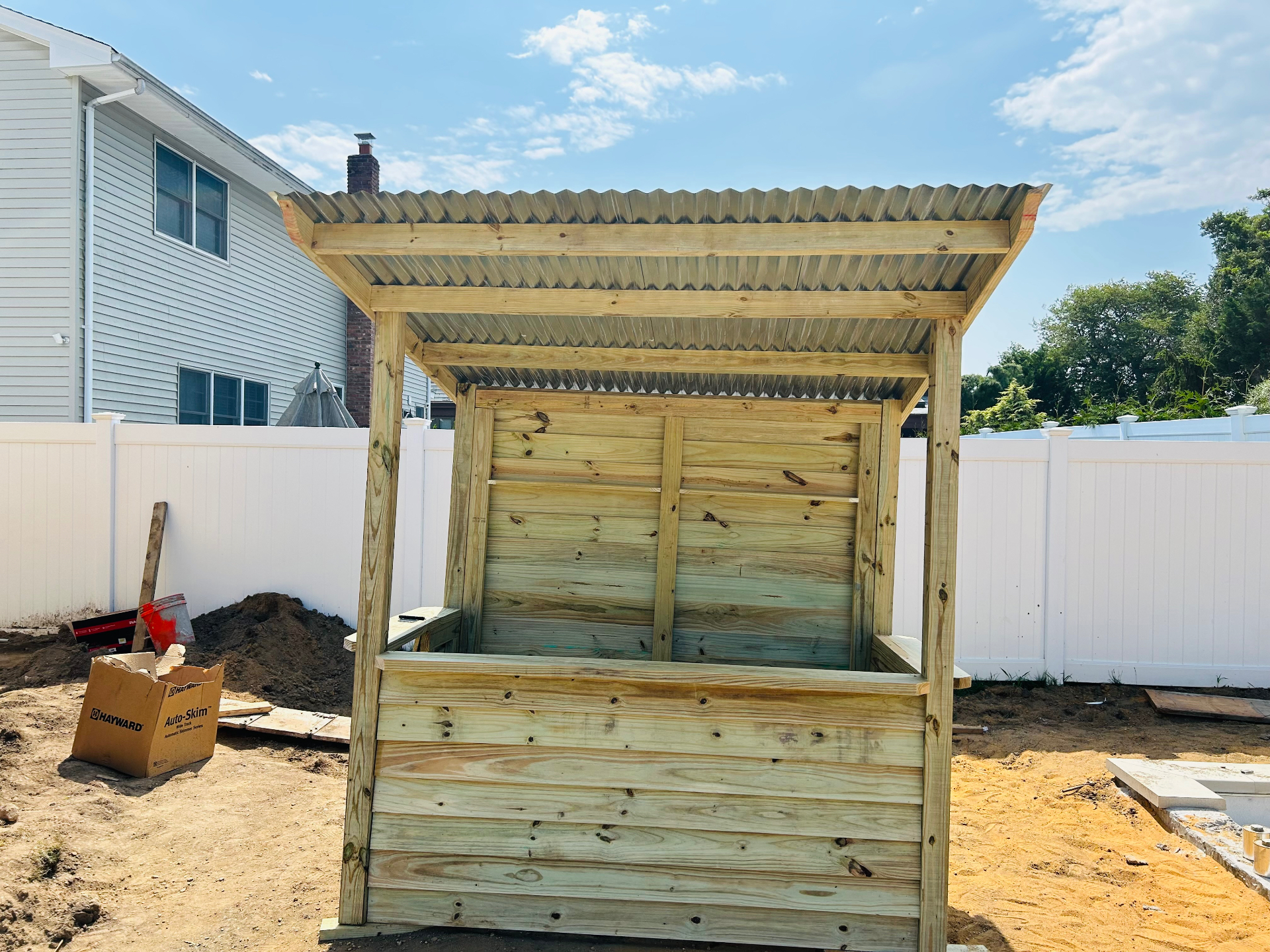 Compact Backyard Bar