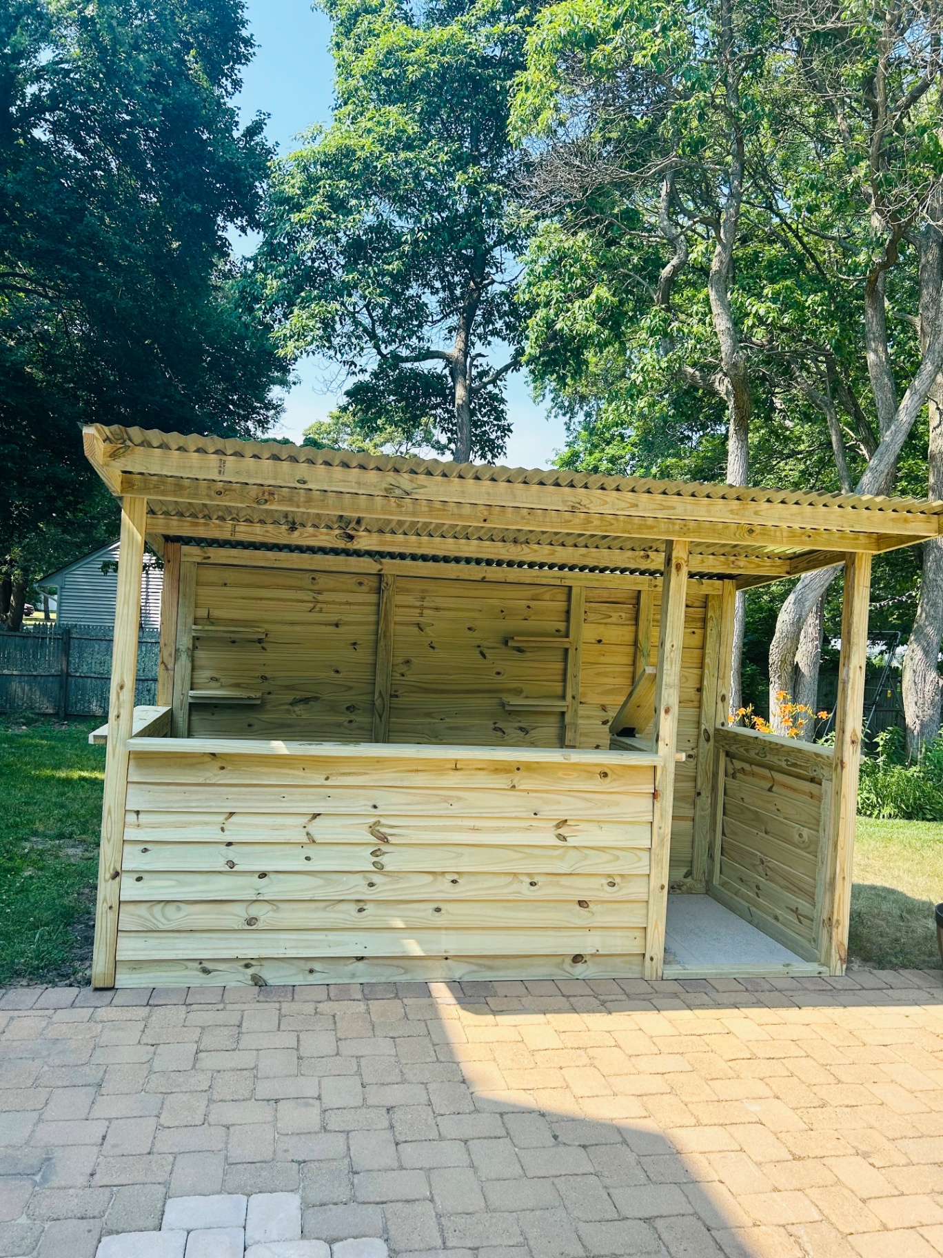 King Backyard Bar with Dart Area